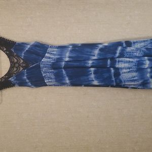 Tie Dye High Low Dress